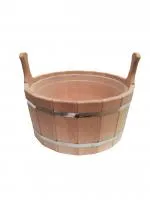 Шайка-таз 20л с пластиковой вставкой, ОЛЬХА