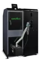 Твердотопливный котел Sakovich PELLET UNIVERSAL 20 кВт Цена за комплект (Теплообменник, горелка Kipi, бункер Bio)