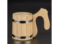 Кружка 0,3л с пластиковой вставкой