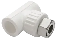 Тройник комбинированный с накидной гайкой (Valfex)