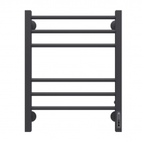Полотенцесушитель Terminus «Сицилия» П6 450х600 электро КС черный матовый (new встроен диммер)