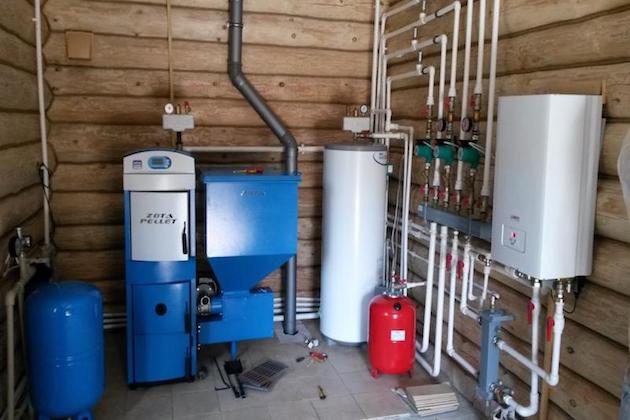 Монтаж котлов и систем отопления