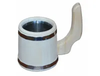 Кружка "Пивная" 0,5л с нержавеющей вставкой