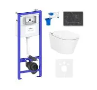 Комплект инсталляции и унитаза 7 в 1 Lavinia Boho Relfix Smart V-Clean 87561171